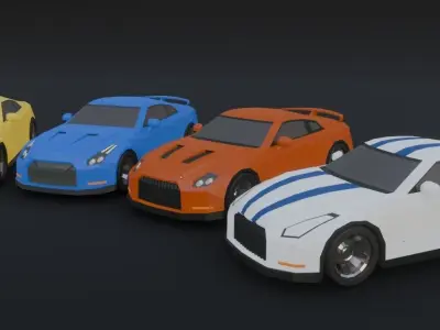 Sport Car Bundle  3D model