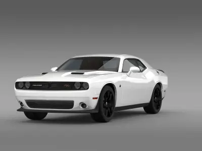 Dodge Challenger RT Scat Pack LC 2015 3D model