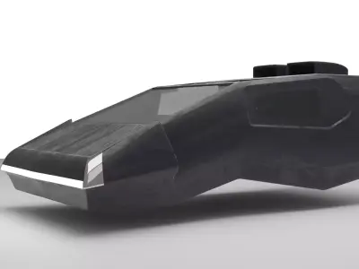 SCI FI CAR FUTURISTIC Low-poly 3D model