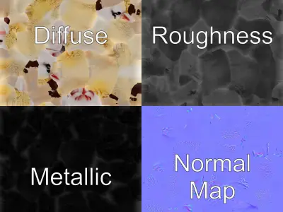 Fluffy White Sheep Grazing model pack Low-poly 3D model