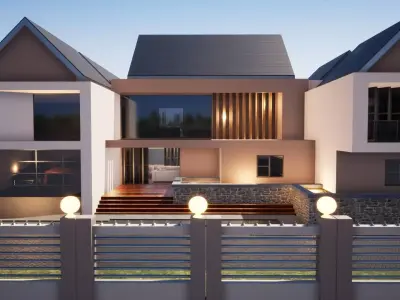 Five Bedroom House 3D model