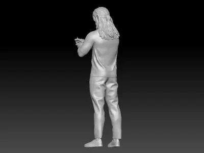 RC CAR RACE CONTROLLER BOY 1 3D print model