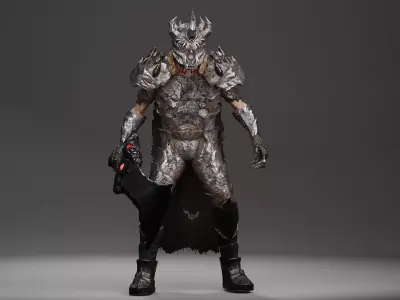 Undead 3 Low-poly 3D model