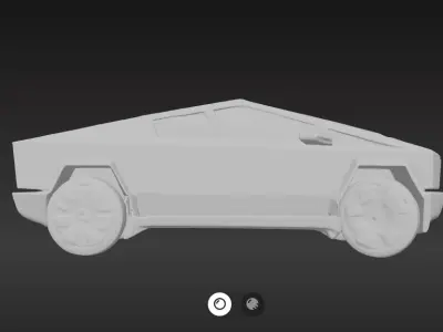 Tesla Cybertruck 3D model from CGTrader