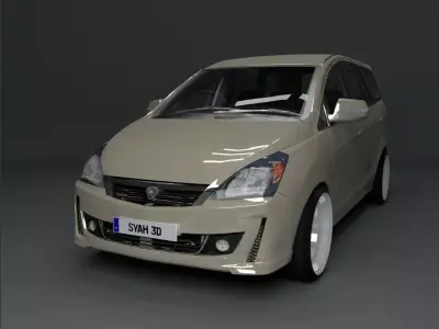 Proton Exora Bold Low-poly 3D model