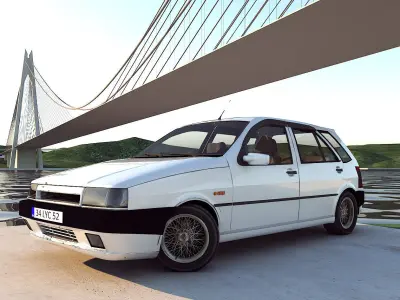 1989-2001 Tipo Detailed Full Model Low-poly 3D model