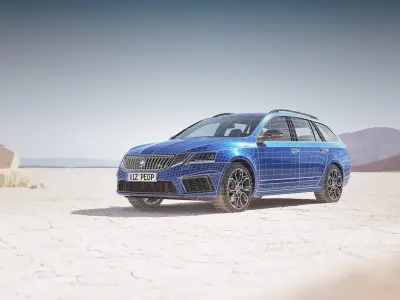 European station wagon unbranded 3D model