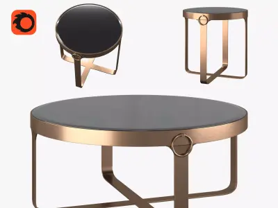 Coffee table Clooney 3D model