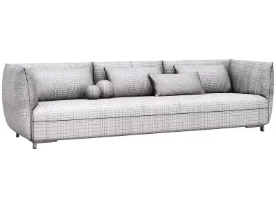 Joan Sofa 296 By Poliform 3D model