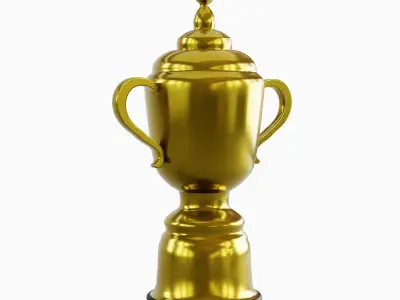 Gold Trophy Cup 3D model