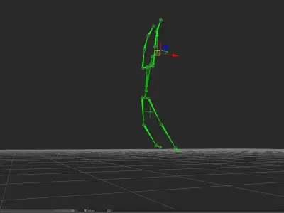 Basketball motion capture 3D model