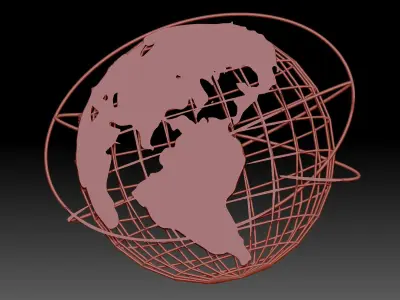 Earth 3D print model