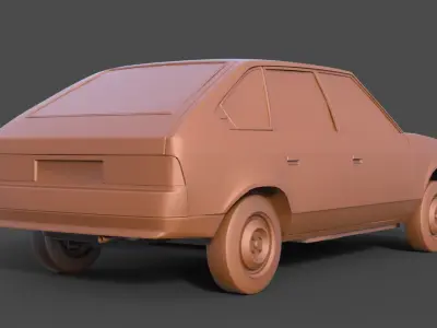 Moskvitch 2141 3D print model