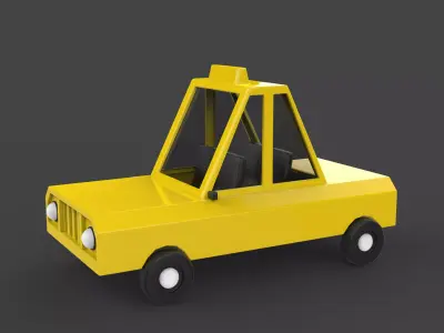 taxi  3d model 3D model