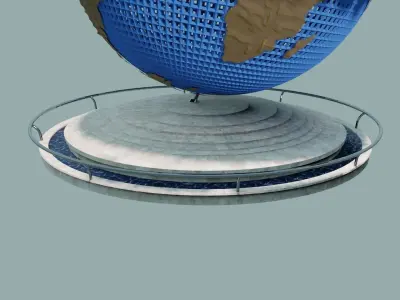 Universal Studios Globe 3D model