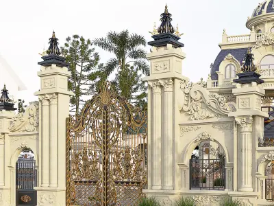 Classical Gate 3D model