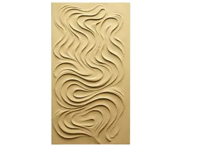 3D Wall Panel mural decor set relief stl cnc17 3D model