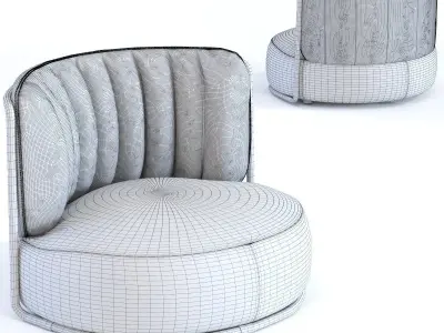 Armchair Salto 3D model