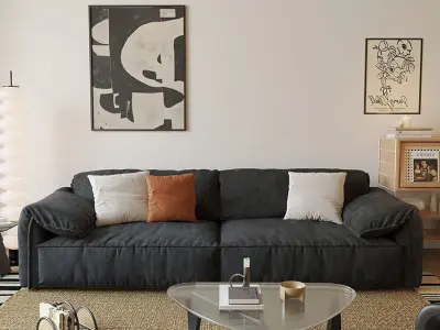 Medieval living room 3D model