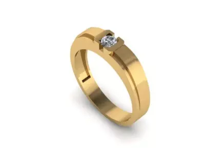 men ring 3D print model