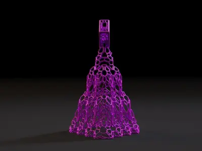 Christmas tree bell decor 3D print model