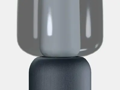 SYMFONISK Speaker lamp w Wi-Fi glass shade Low-poly 3D model