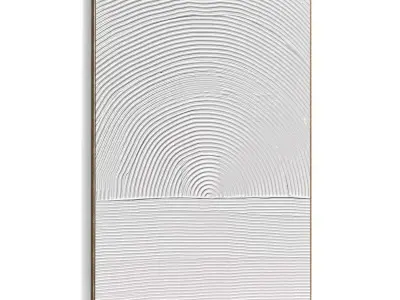 Plaster Two Photo Frame 449 Low-poly 3D model