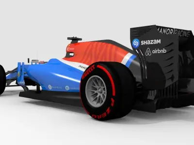 3D model of 2016 Manor Racing MRT05 3D model