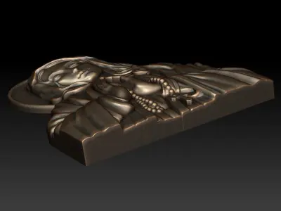 Virgin Mary 12 3D print model