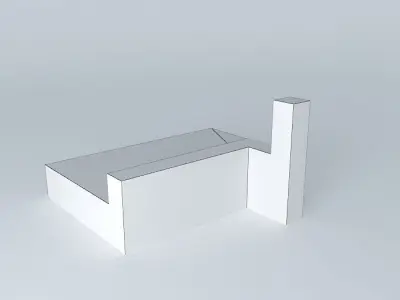 Representation of a wall Free 3D model