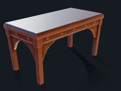 Astro Magic Table Low-poly 3D model