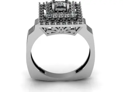 princess ring 3D print model