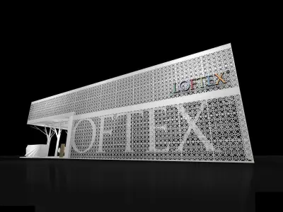 Exhibition Hall - Area - 15X6-3DMAX2009-034 3D model
