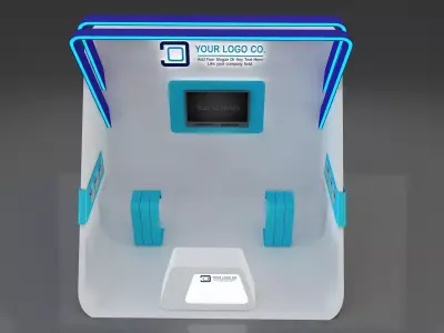 Booth Exhibition Stand a659a 3D model
