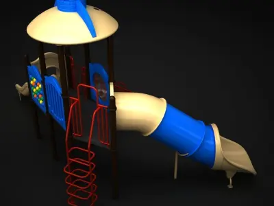 Outdoor Castle 3D model