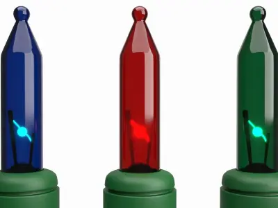 Christmas Light V2 Low-poly 3D model