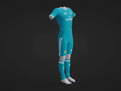 Real Madrid Sportwear Low-poly 3D model