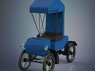 Vintage car 3D model