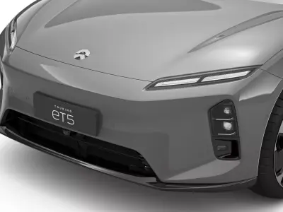 2025 Nio ET5 Touring with Interior 3D model