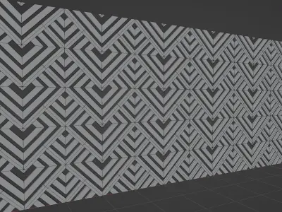 Wall wood seamless set2 V29 3D model
