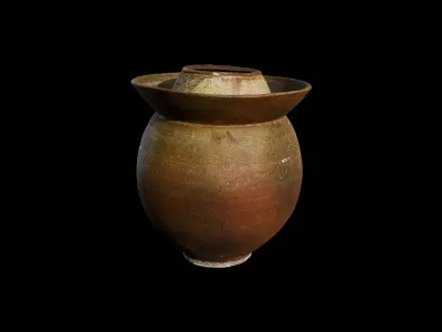 Anydrafts Jar 01 Low-poly 3D model