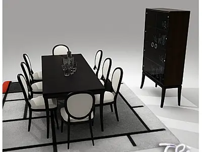 ELEGANT DINING TABLE 3D model