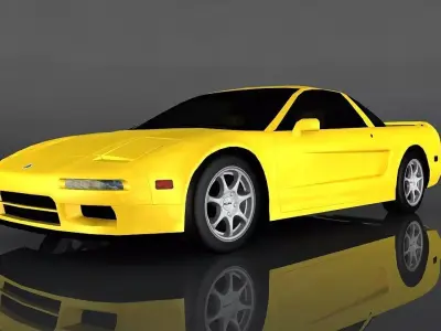 Acura NSX 1997  Low-poly 3D model