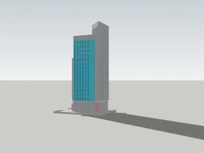 Urban Highrise 1 3D model