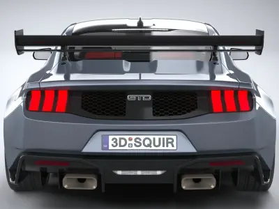 Mustang GTD 2025 3D model