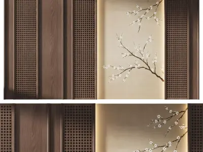 Decorative V73 Wall Panels 3D model