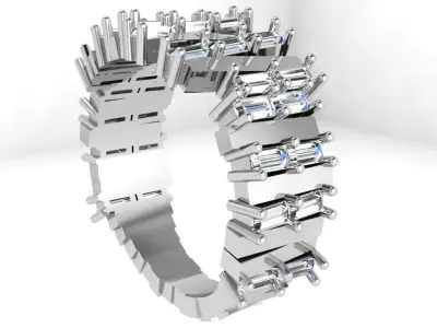 Luxury Ring 4791 3D print model