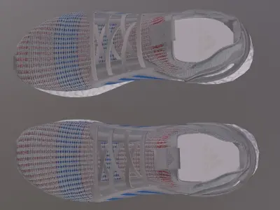ADIDAS ULTRA BOOST SHOES PBR Low-poly 3D model