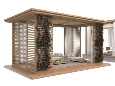 Pergolas Collection list of doors 3D model