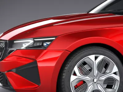 Skoda Octavia Combi RS Interior 2025 3D model